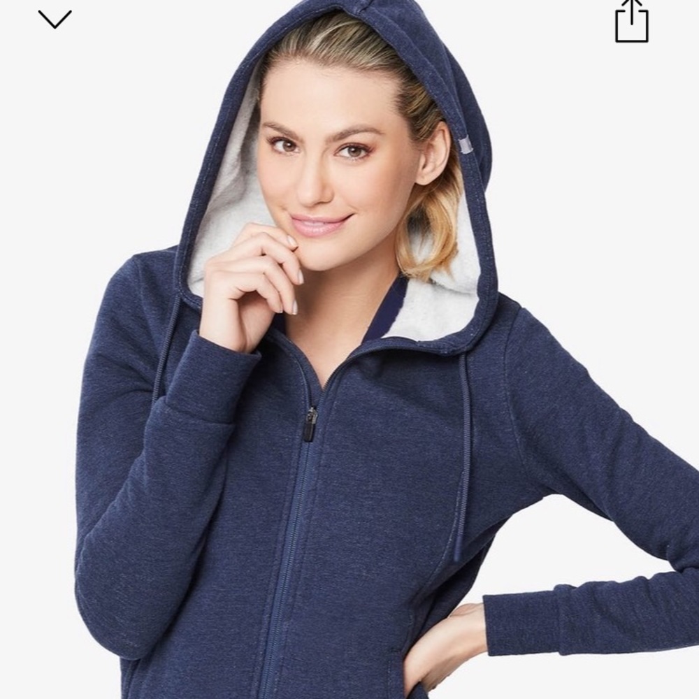 Heather Navy hoodie 2.0 size Medium